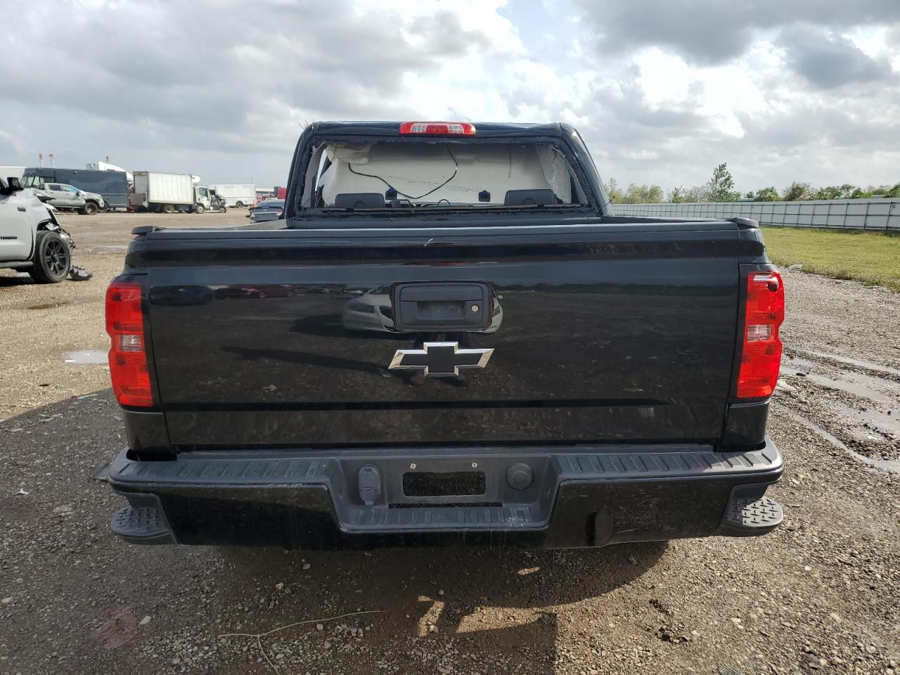 2018 Chevrolet Silverado VIN 3GCUKPEC6JG355405 Copart auction photo, front end / side damage thumbnail 6