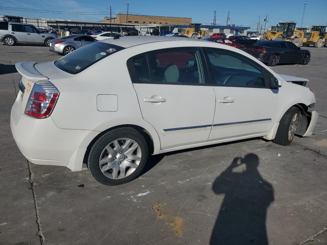 2012 Nissan Sentra VIN 3N1AB6AP8CL699109 Copart auction photo, front end damage thumbnail 3