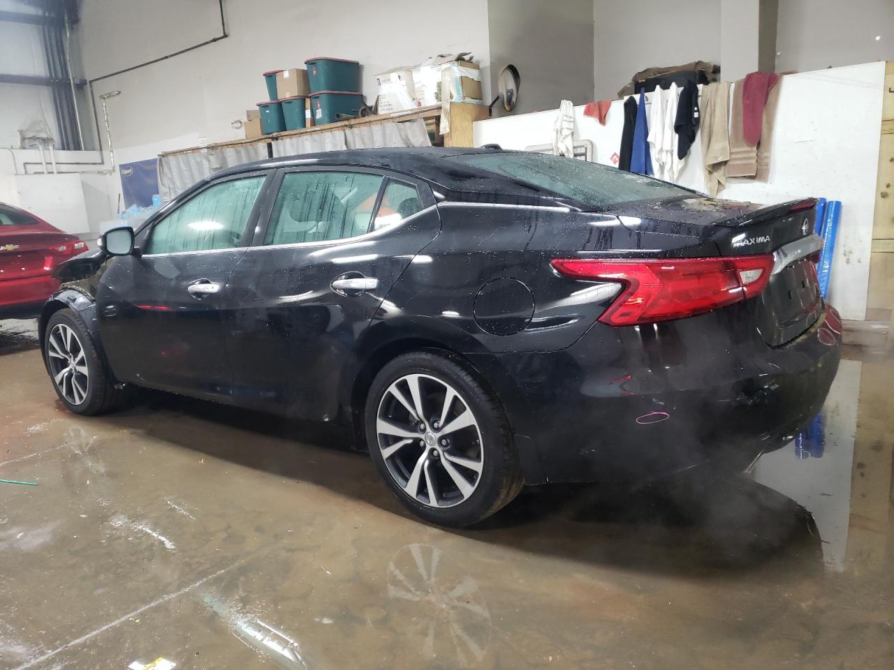 2016 Nissan Maxima VIN 1N4AA6AP8GC420166 Copart auction photo, front end / side damage thumbnail 2