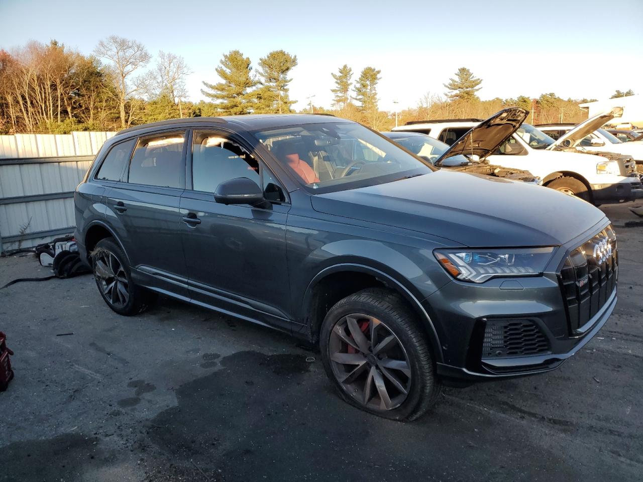 2024 Audi SQ7 VIN WA1VWBF74RD001544 Copart auction photo, rear end / minor dent/scratches damage thumbnail 4