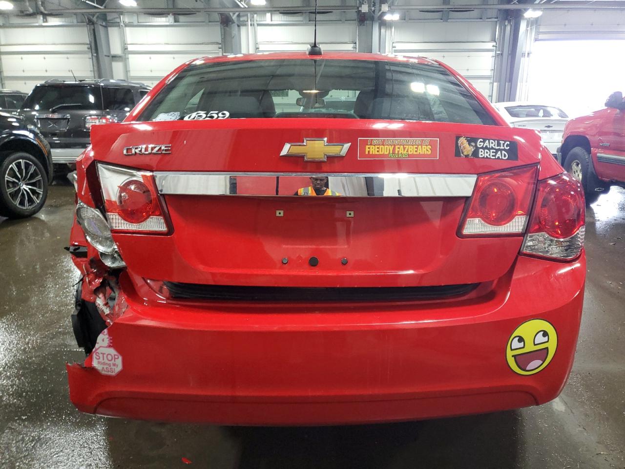 2015 Chevrolet Cruze VIN 1G1PA5SH9F7175237 Copart auction photo, rear end damage thumbnail 6