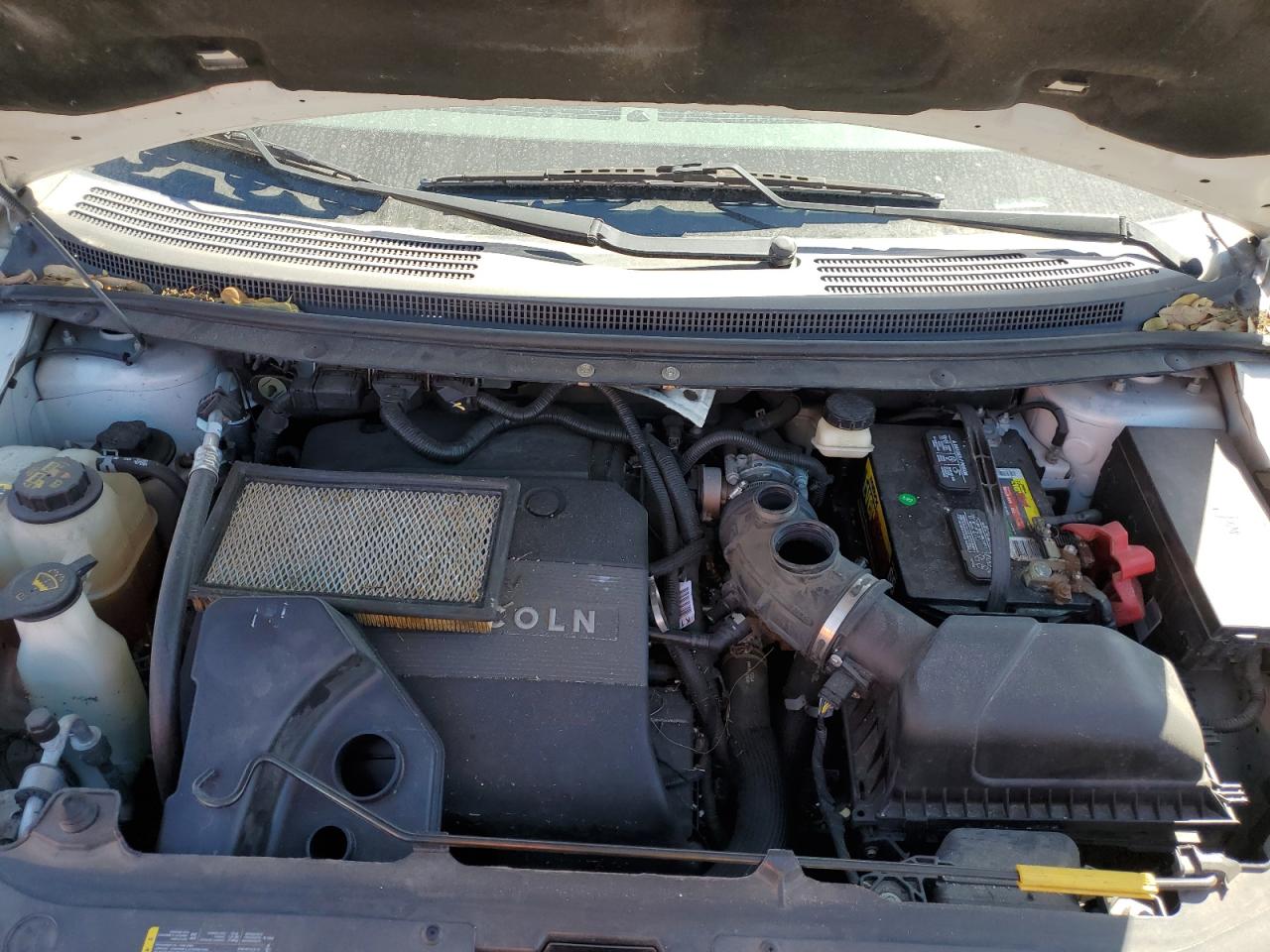 2013 Lincoln MKX VIN 2LMDJ6JKXDBL37829 Copart auction photo, water/flood damage thumbnail 12