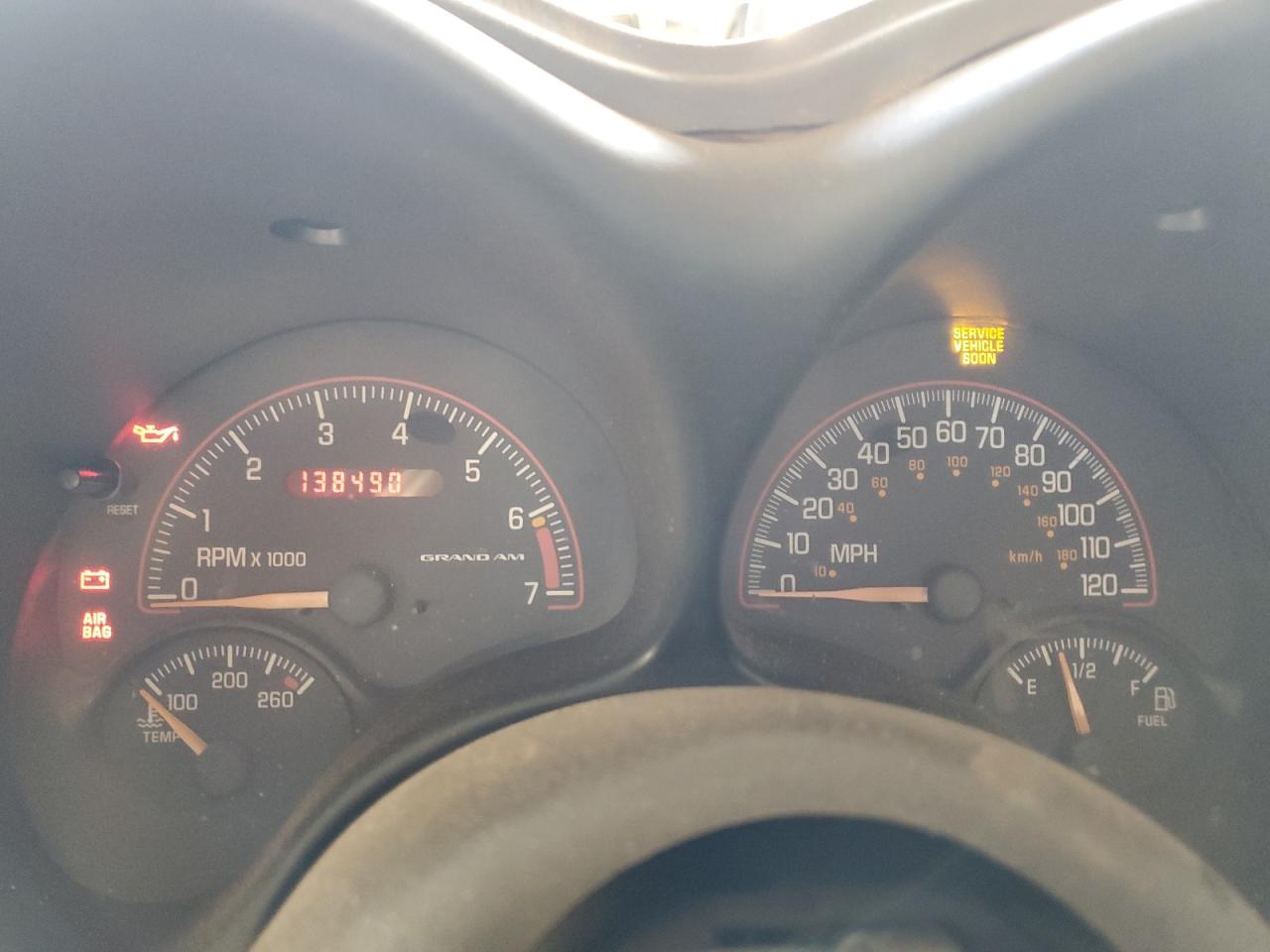 2004 Pontiac Grand AM VIN 1G2NF52E24C147066 Copart auction photo, all over / mechanical damage thumbnail 9