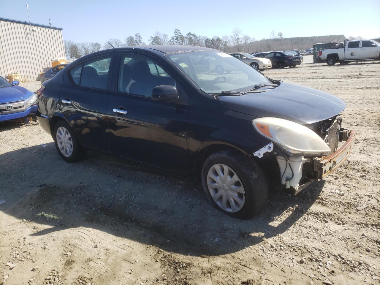 2012 Nissan Versa VIN 3N1CN7AP8CL893094 Copart auction photo, front end / rear end damage thumbnail 4