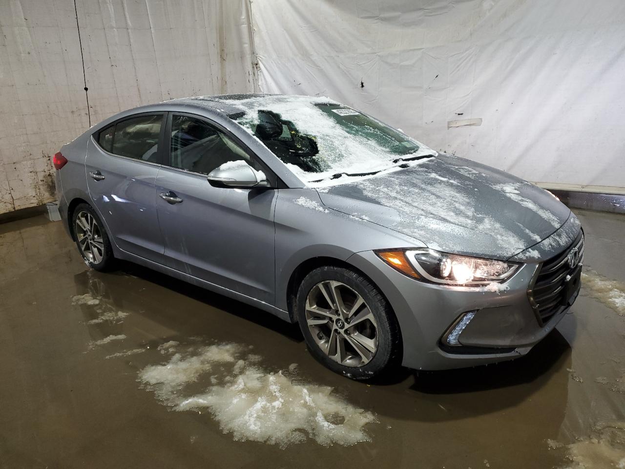 2017 Hyundai Elantra VIN 5NPD84LF6HH000522 Copart auction photo, rear end damage thumbnail 4