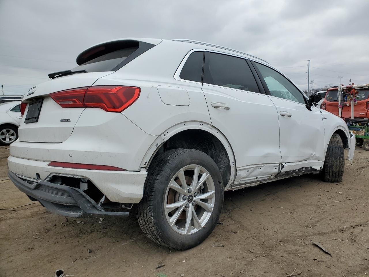 2024 Audi Q3 VIN WA1DECF37R1108722 Copart auction photo, front end / undercarriage damage thumbnail 3