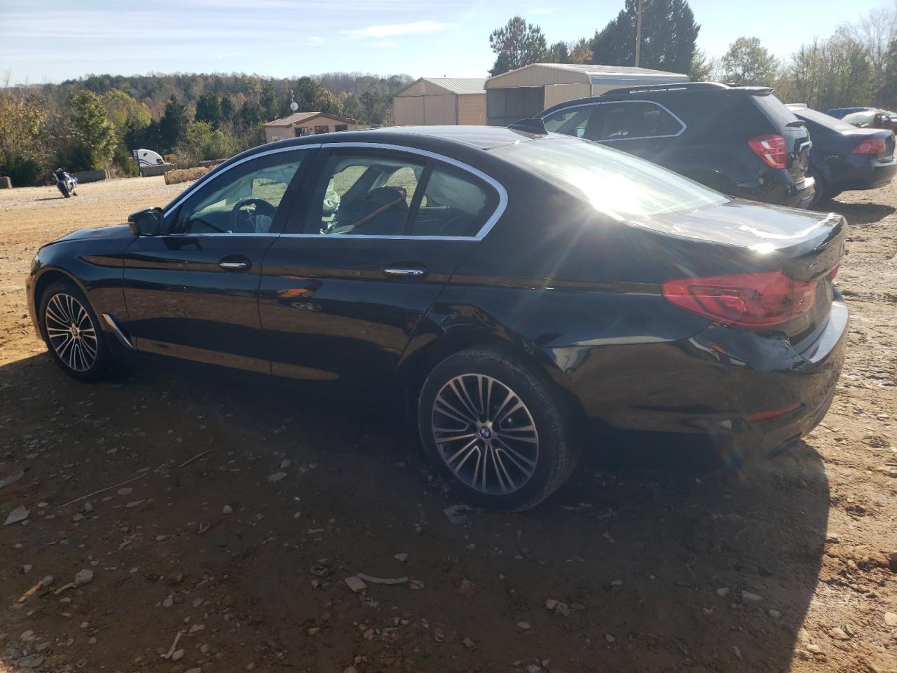 2018 BMW 5er VIN WBAJE7C53JWC57786 Copart auction photo, front end damage thumbnail 2