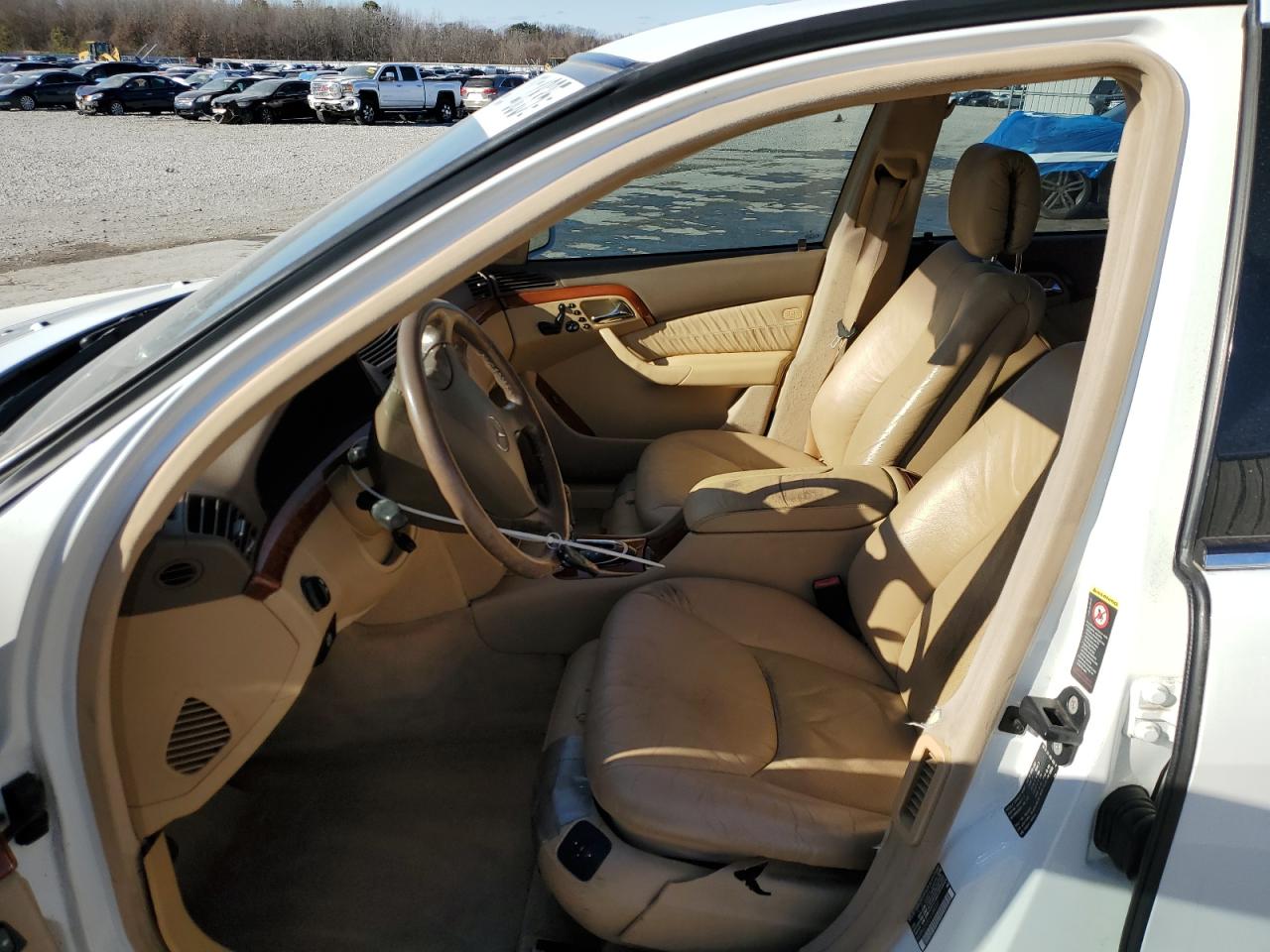 2001 Mercedes-Benz S-klasse VIN WDBNG70J51A188530 Copart auction photo, front end damage thumbnail 7