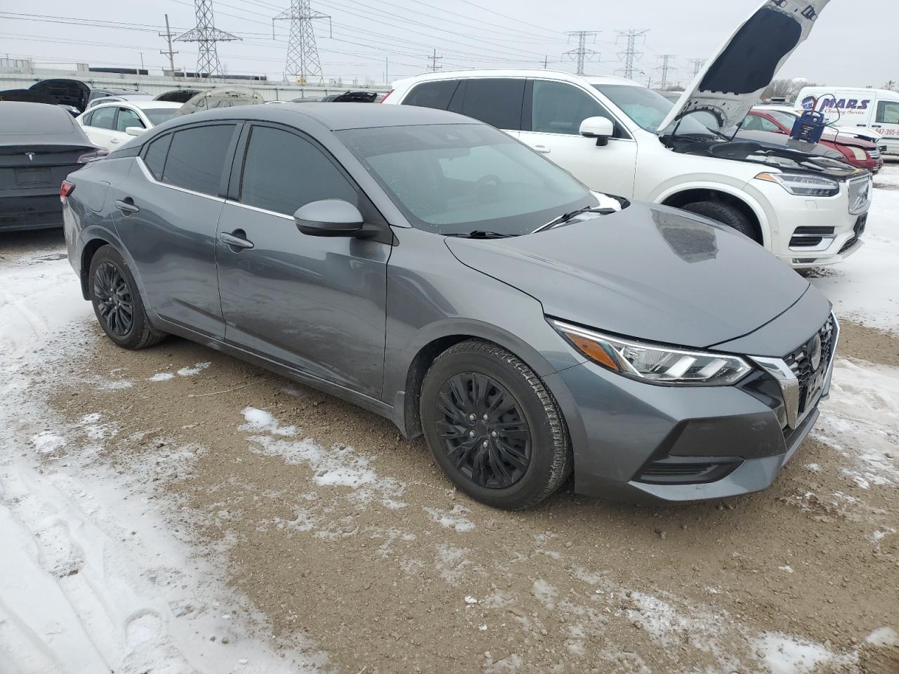 2021 Nissan Sentra VIN 3N1AB8BV5MY268336 Copart auction photo, minor dent/scratches damage thumbnail 4