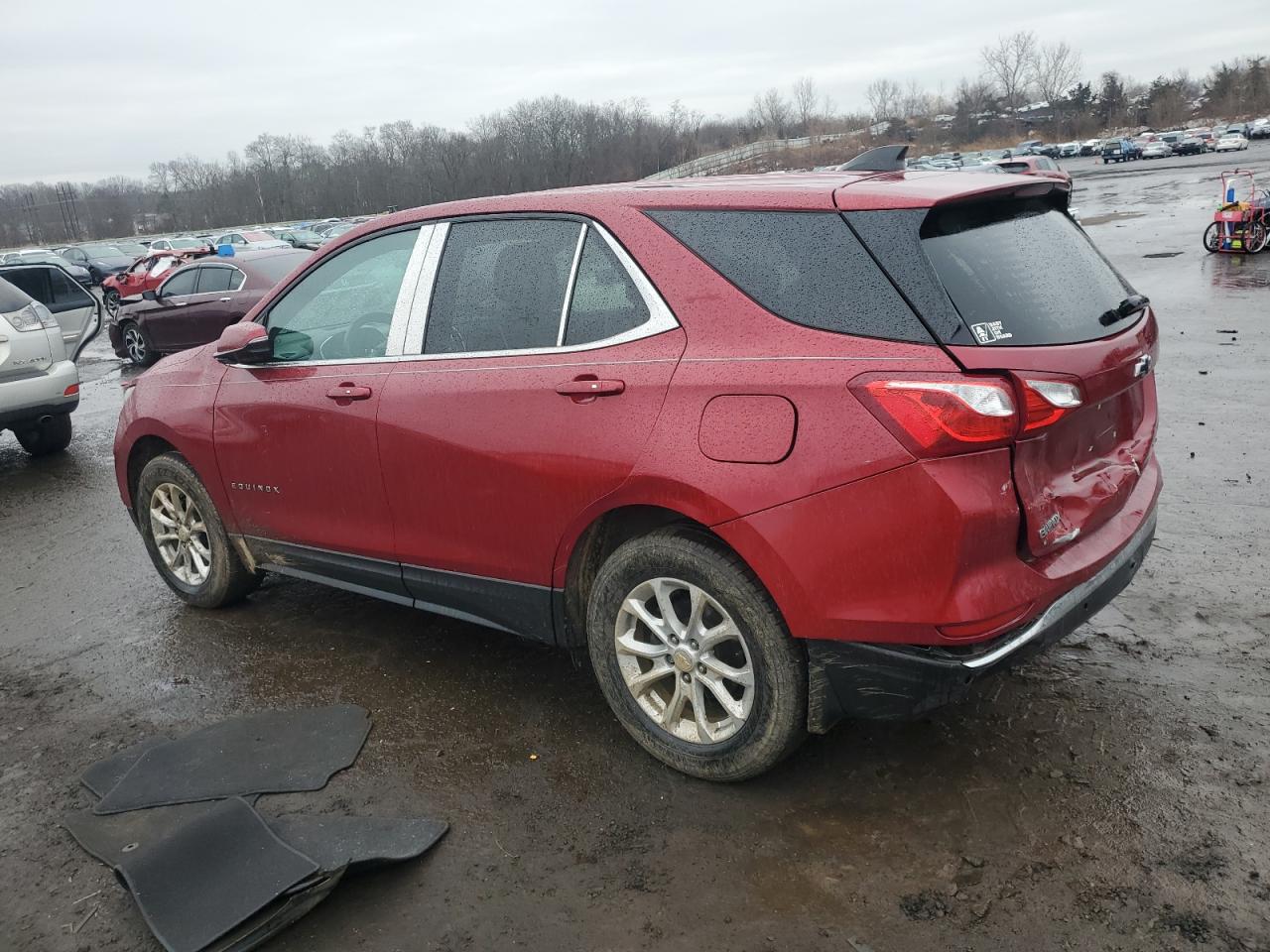 2019 Chevrolet Equinox VIN 3GNAXUEV6KS591983 Copart auction photo, front end / rear end damage thumbnail 2