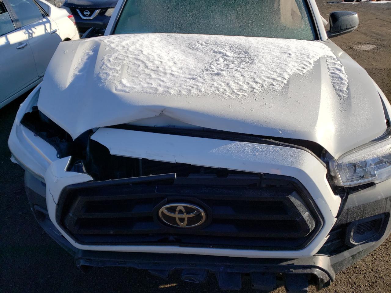 2021 Toyota Tacoma VIN 3TYRX5GN0MT030060 Copart auction photo, biohazard/chemical / front end damage thumbnail 11