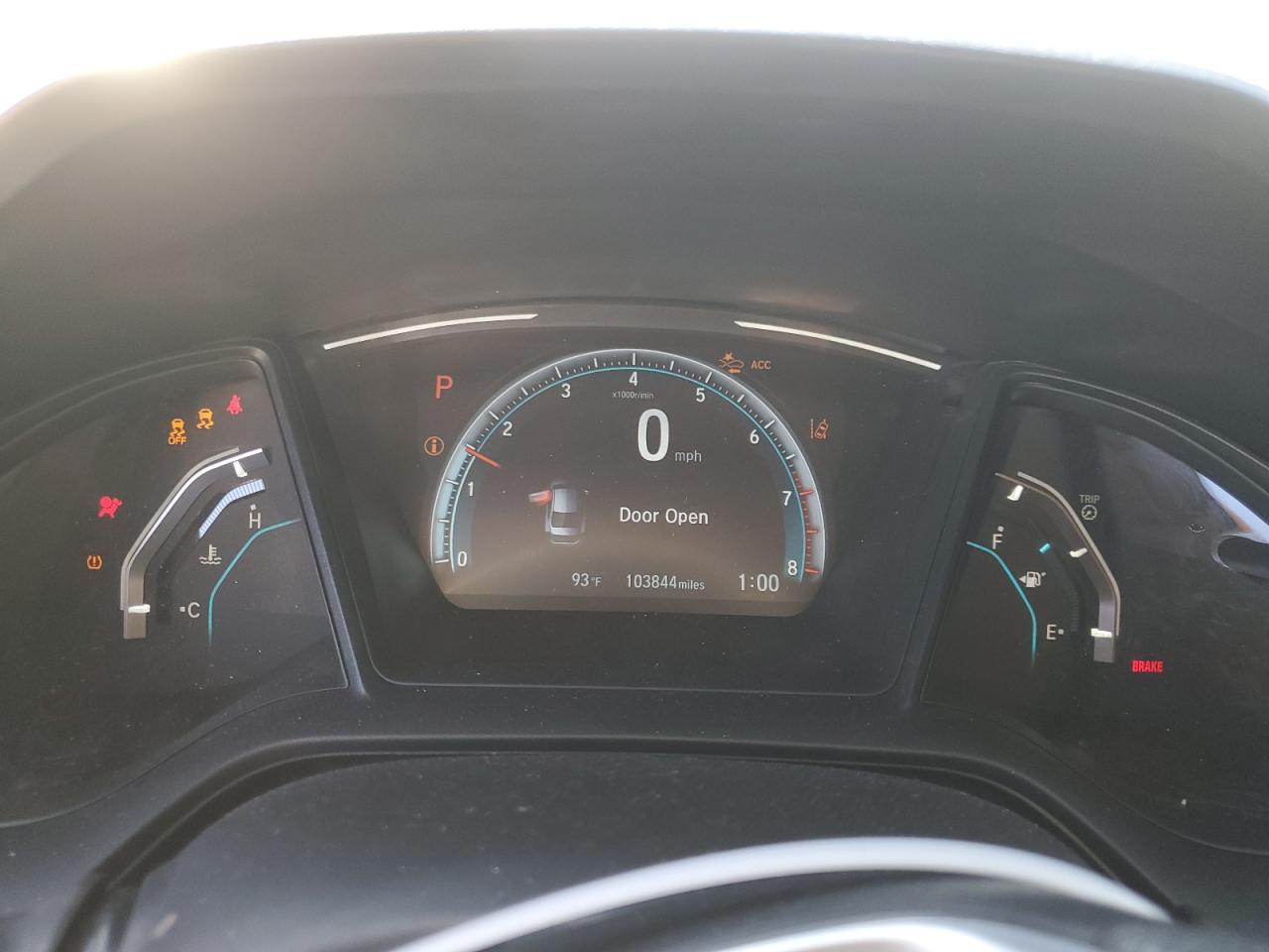 2020 Honda Civic VIN 2HGFC2F68LH595089 Copart auction photo, rear end / side damage thumbnail 9