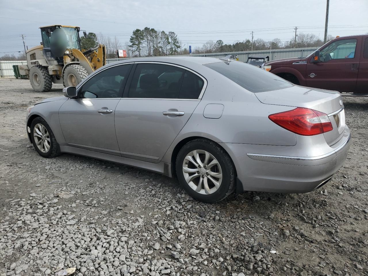 2013 Hyundai Genesis VIN KMHGC4DD2DU250540 Copart auction photo, front end damage thumbnail 2