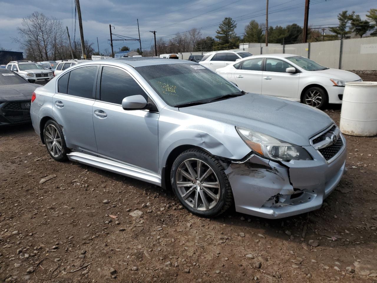 2013 Subaru Legacy VIN 4S3BMBG68D3035246 Copart auction photo, front end / side damage thumbnail 4