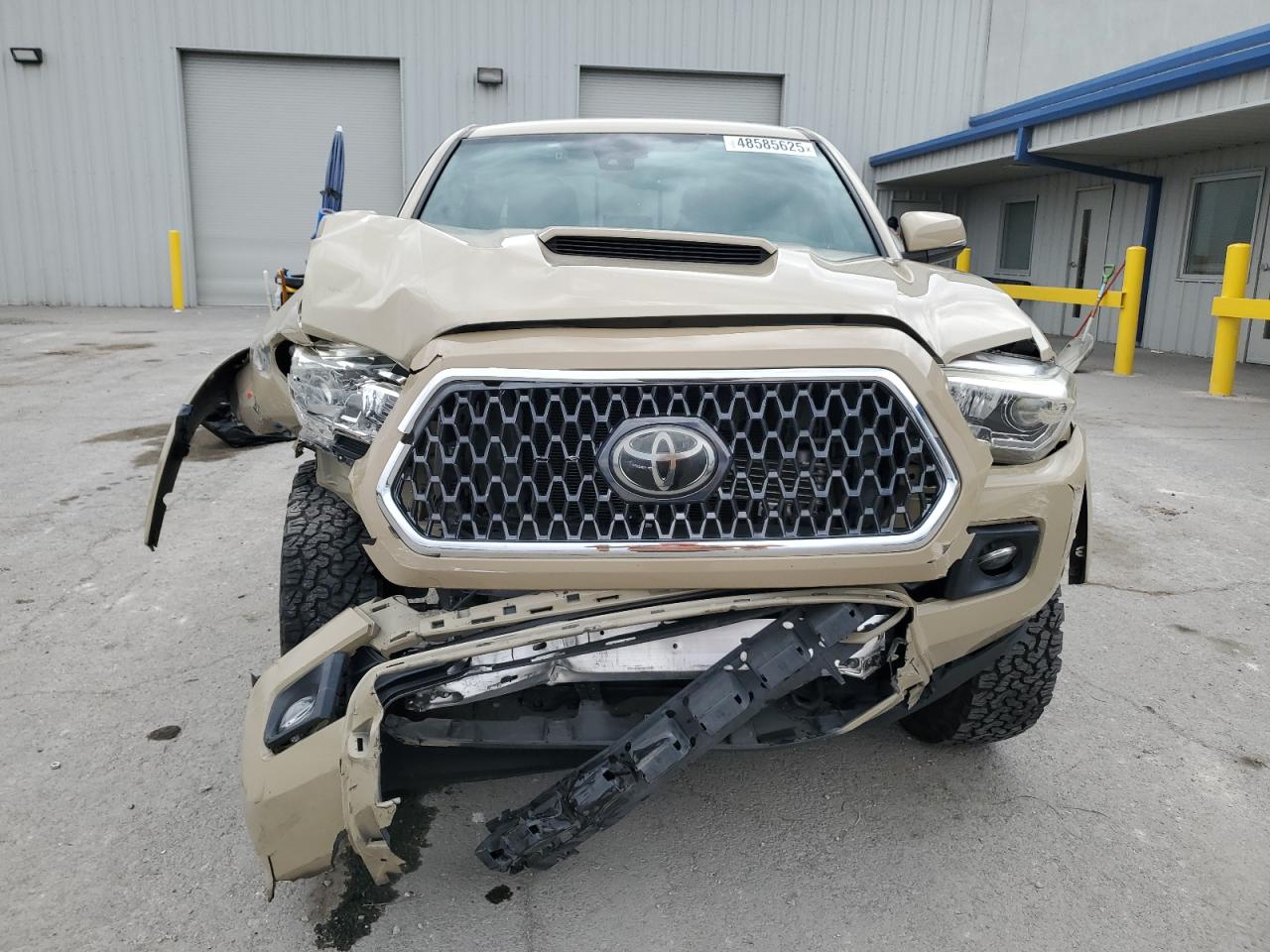 2019 Toyota Tacoma VIN 3TMBZ5DN7KM021302 Copart auction photo, front end / rear end damage thumbnail 5