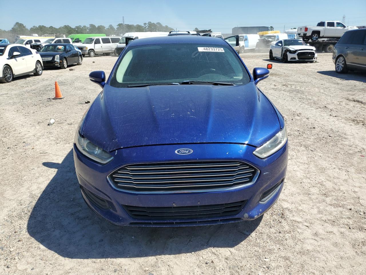 2014 Ford Fusion VIN 3FA6P0H79ER146076 Copart auction photo, side / front end damage thumbnail 5