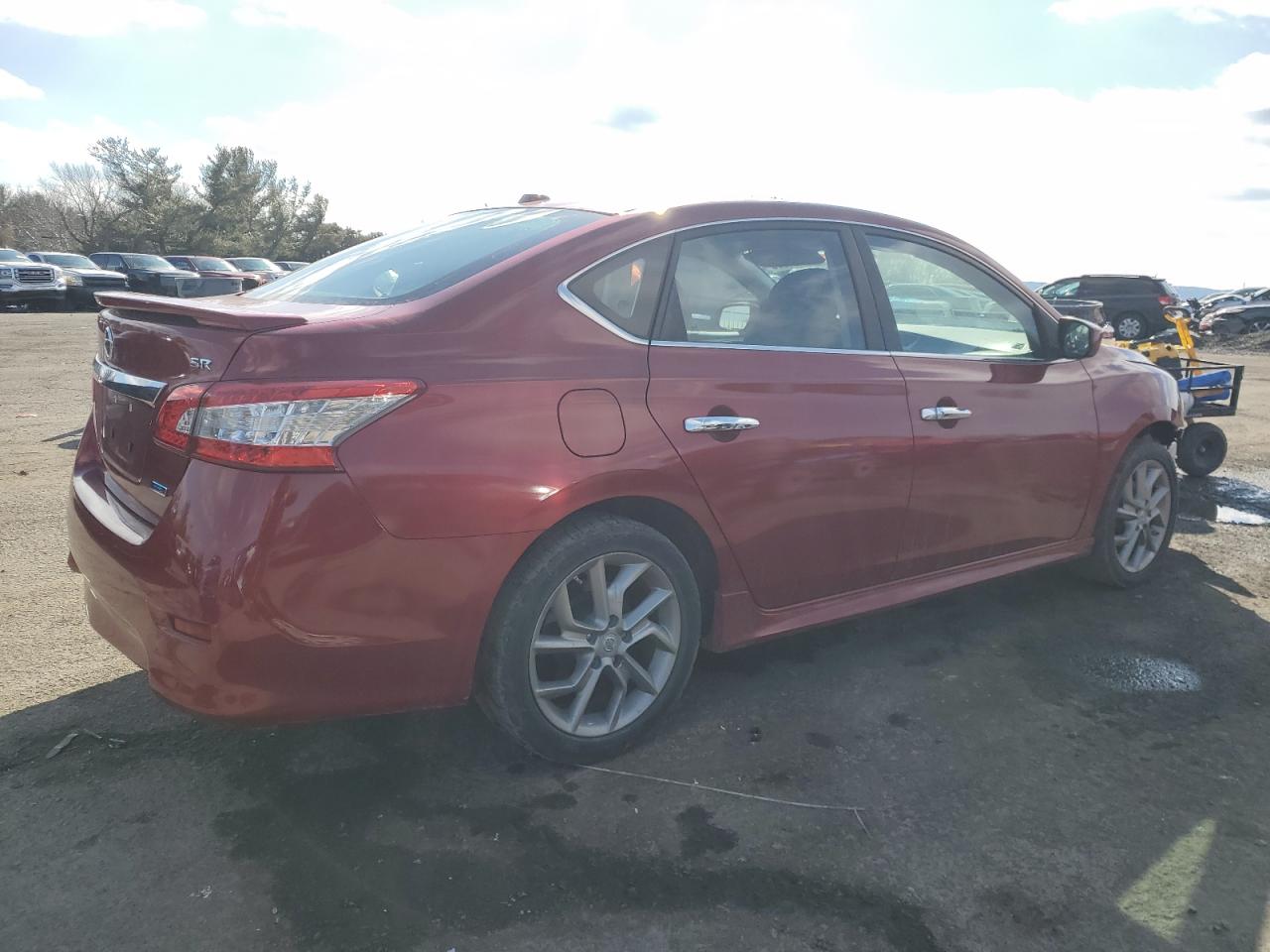 2014 Nissan Sentra VIN 3N1AB7AP3EY295940 Copart auction photo, front end damage thumbnail 3
