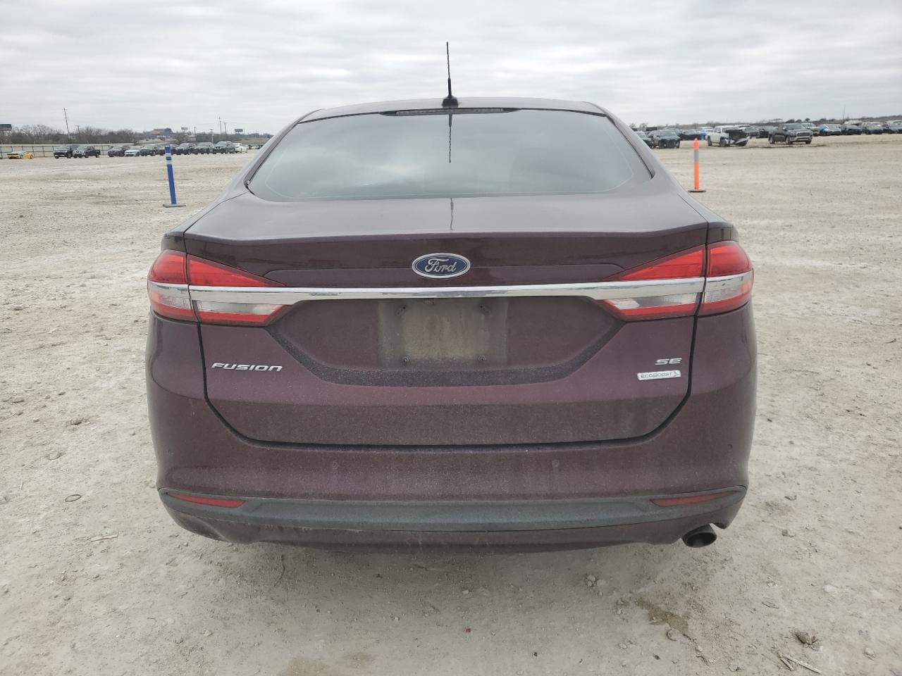 2017 Ford Fusion VIN 3FA6P0HDXHR140751 Copart auction photo, side / front end damage thumbnail 6