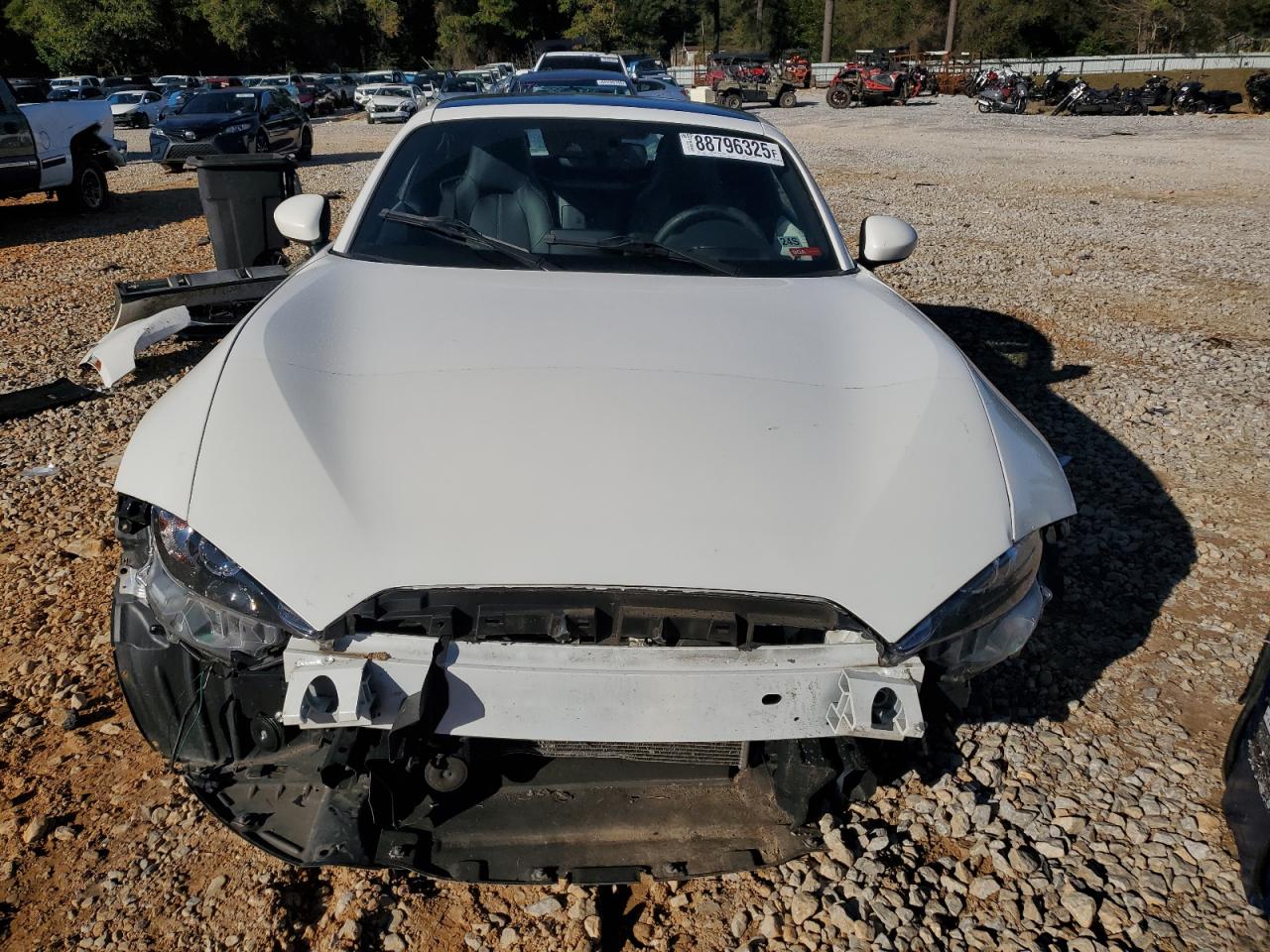 2021 Mazda MX-5 VIN JM1NDAM75M0458176 Copart auction photo, front end / undercarriage damage thumbnail 5
