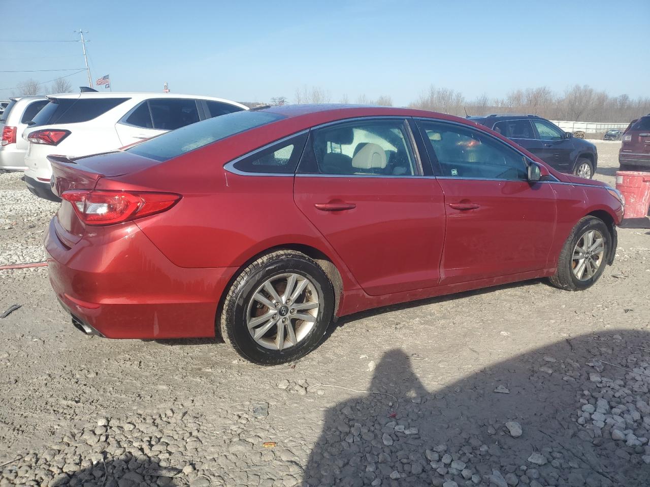 2016 Hyundai Sonata VIN 5NPE24AF9GH372671 Copart auction photo, front end damage thumbnail 3