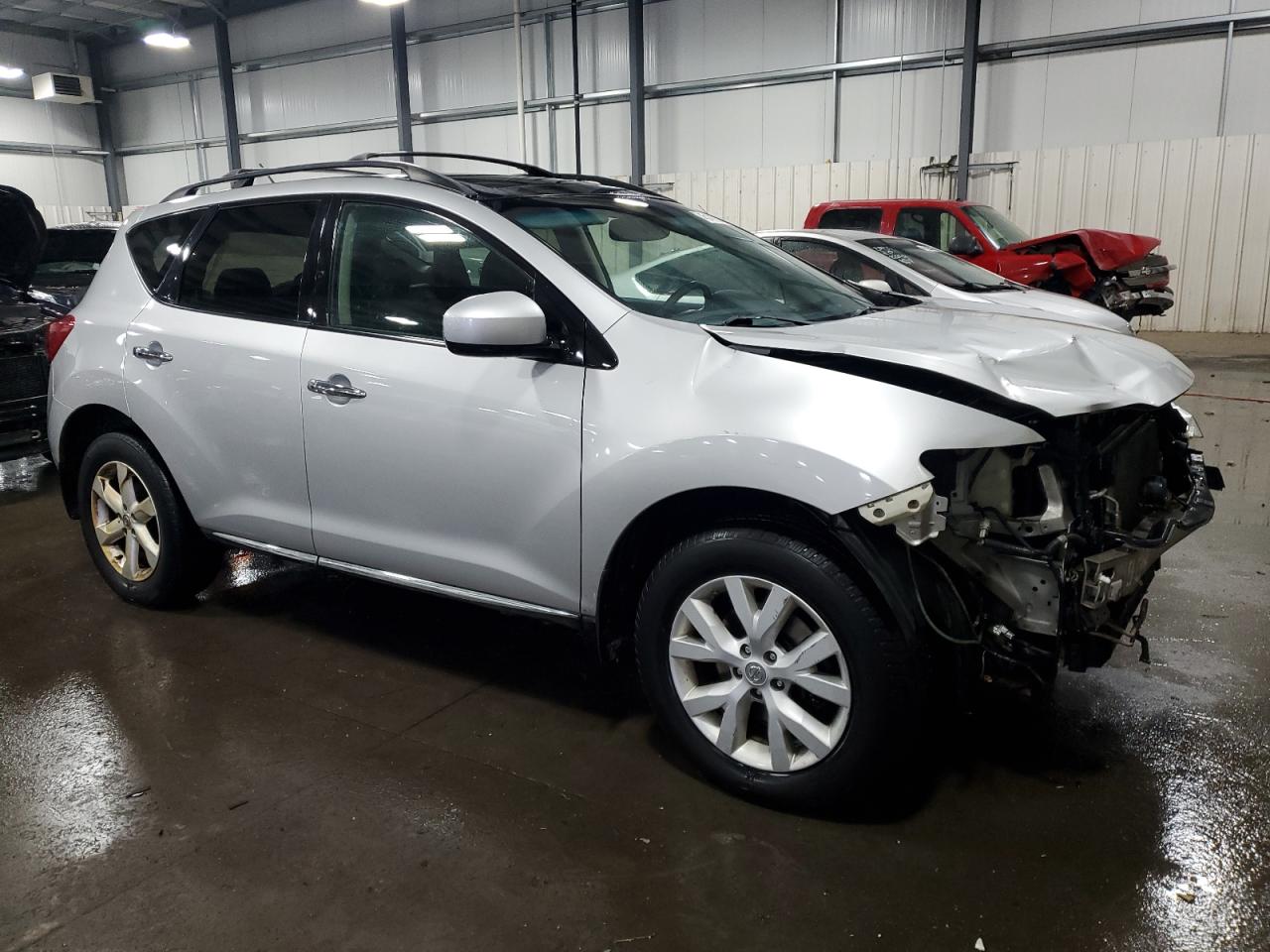 2009 Nissan Murano VIN JN8AZ18W99W110682 Copart auction photo, front end damage thumbnail 4