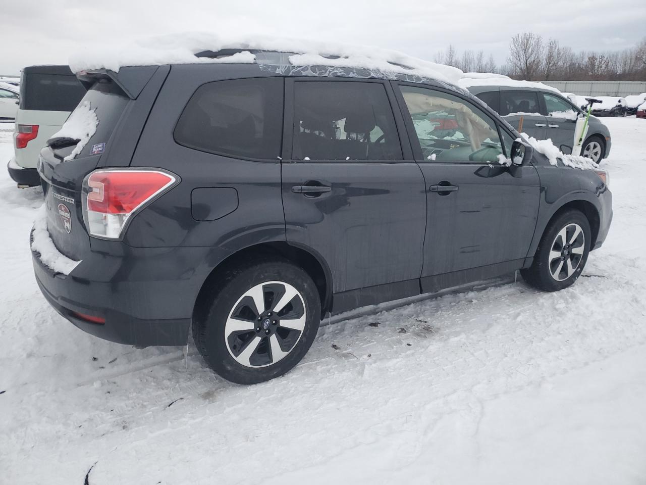 2018 Subaru Forester VIN JF2SJAGC6JH581326 Copart auction photo, side damage thumbnail 3