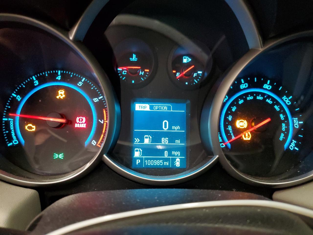 2014 Chevrolet Cruze VIN 1G1PA5SH6E7480368 Copart auction photo, all over damage thumbnail 9