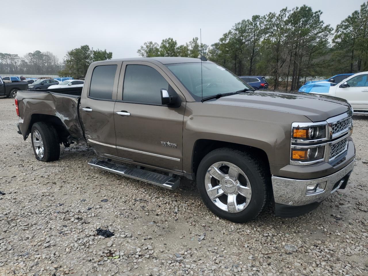 2014 Chevrolet Silverado VIN 1GCRCSECXEZ255643 Copart auction photo, side / undercarriage damage thumbnail 4