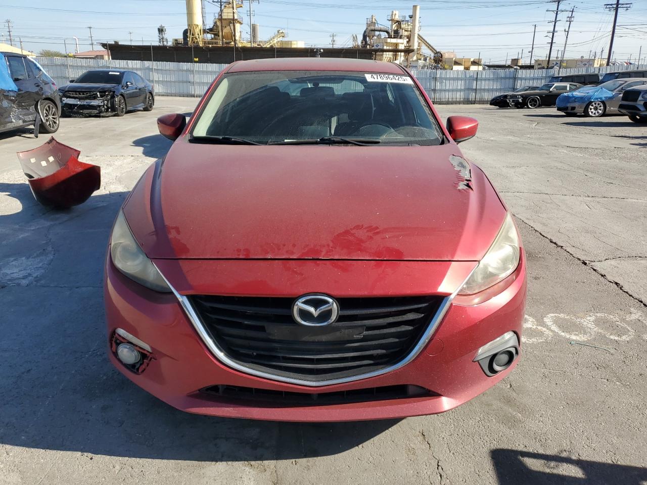 2015 Mazda 3 VIN JM1BM1L74F1272792 Copart auction photo, rear end damage thumbnail 5