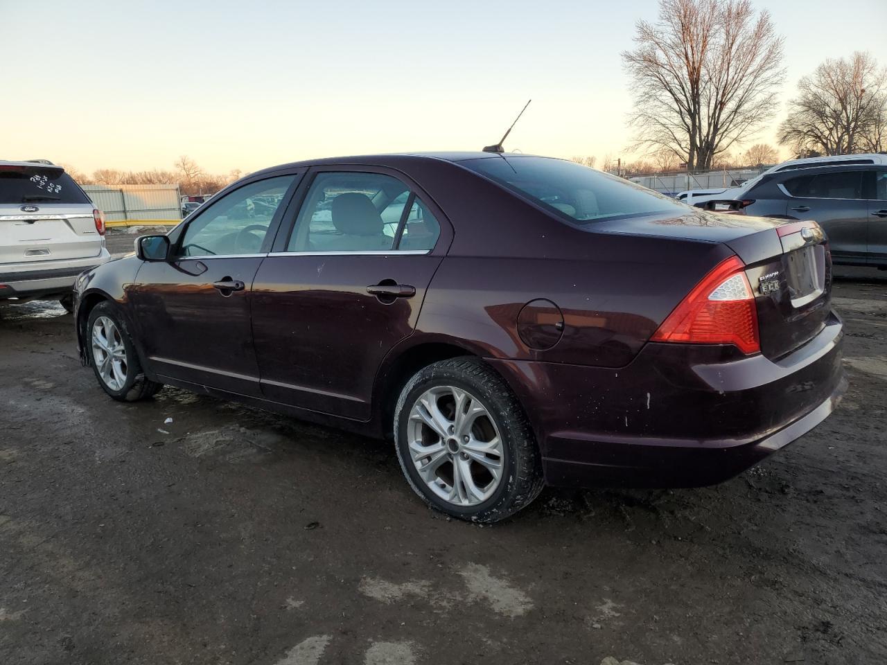 2012 Ford Fusion VIN 3FAHP0HA0CR437552 Copart auction photo, rear end / side damage thumbnail 2