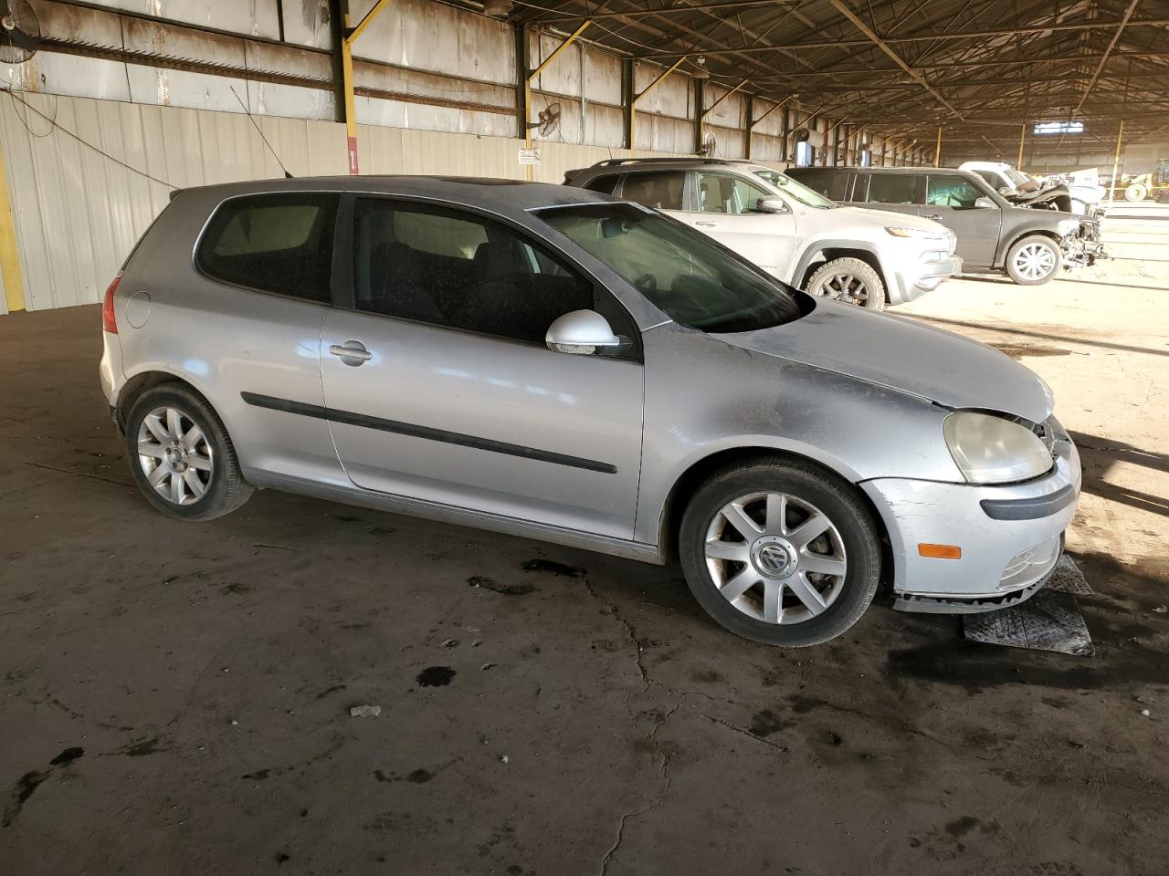 2007 Volkswagen Golf VIN WVWBR71K77W039098 Copart auction photo, front end / rear end damage thumbnail 4