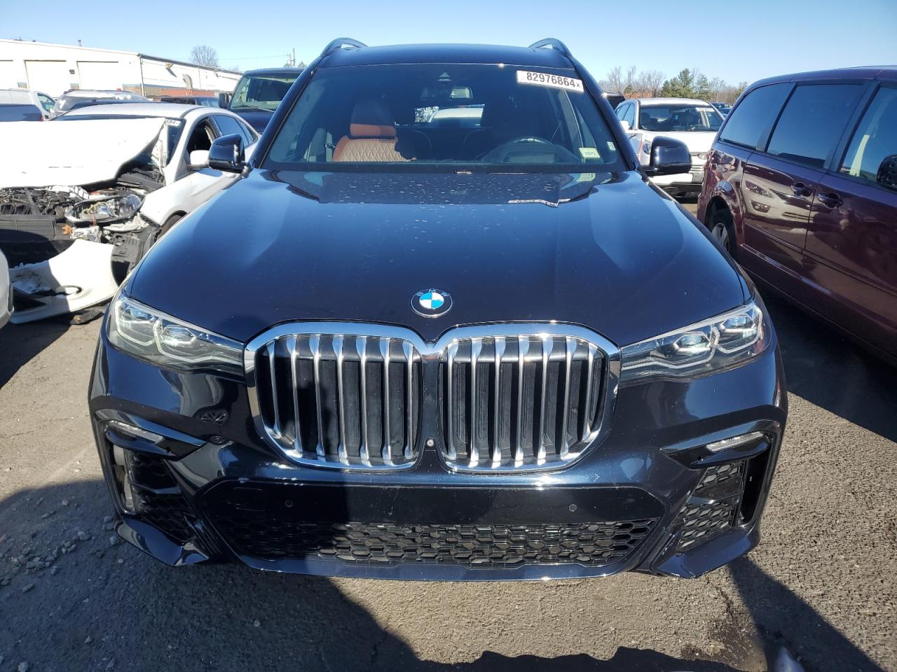 2020 BMW X7 VIN 5UXCW2C04L9B08741 Copart auction photo, side damage thumbnail 5