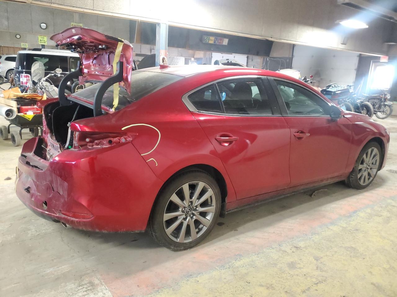 2020 Mazda 3 VIN 3MZBPADL8LM134820 Copart auction photo, rear end / minor dent/scratches damage thumbnail 3