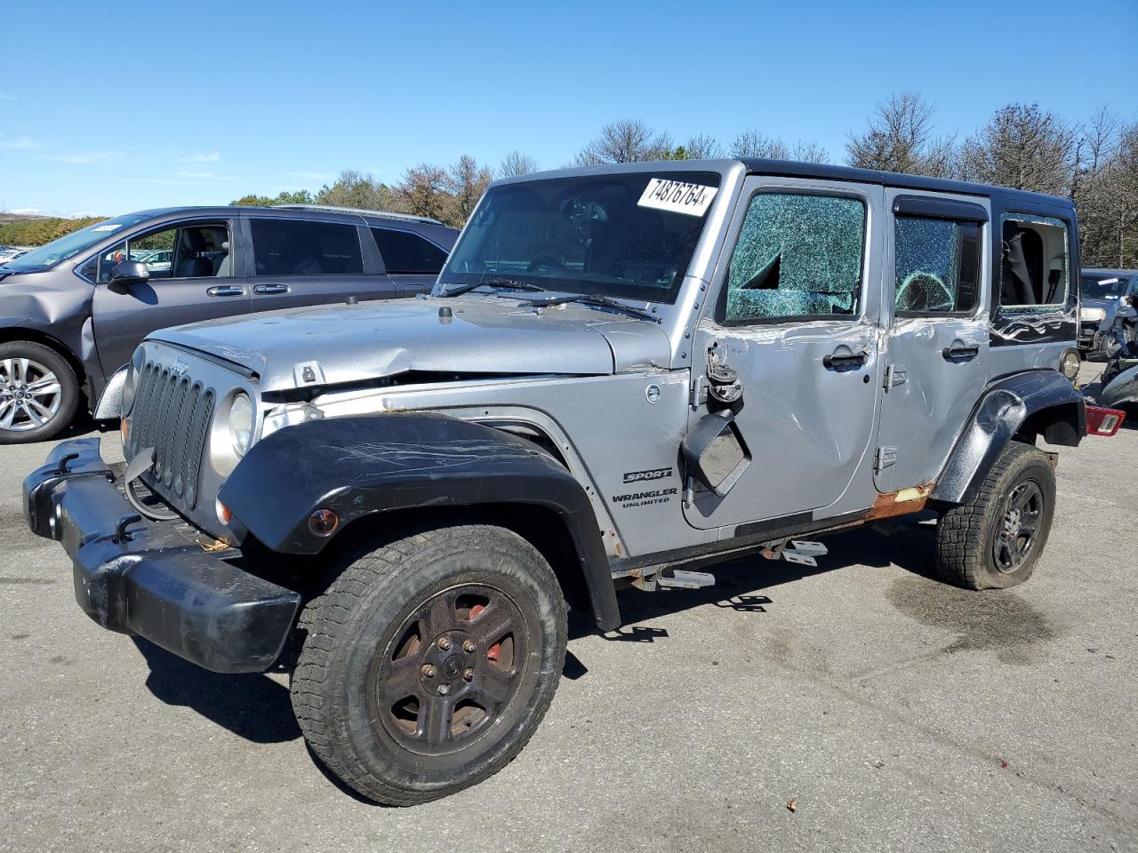 2013 Jeep Wrangler VIN 1C4BJWKG2DL652187