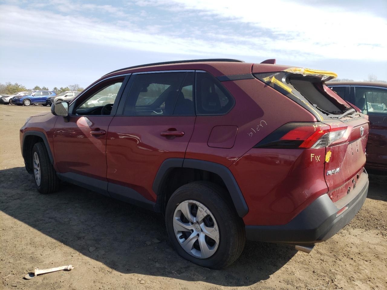 2021 Toyota RAV 4 VIN 2T3F1RFVXMW185478 Copart auction photo, rear end / minor dent/scratches damage thumbnail 2
