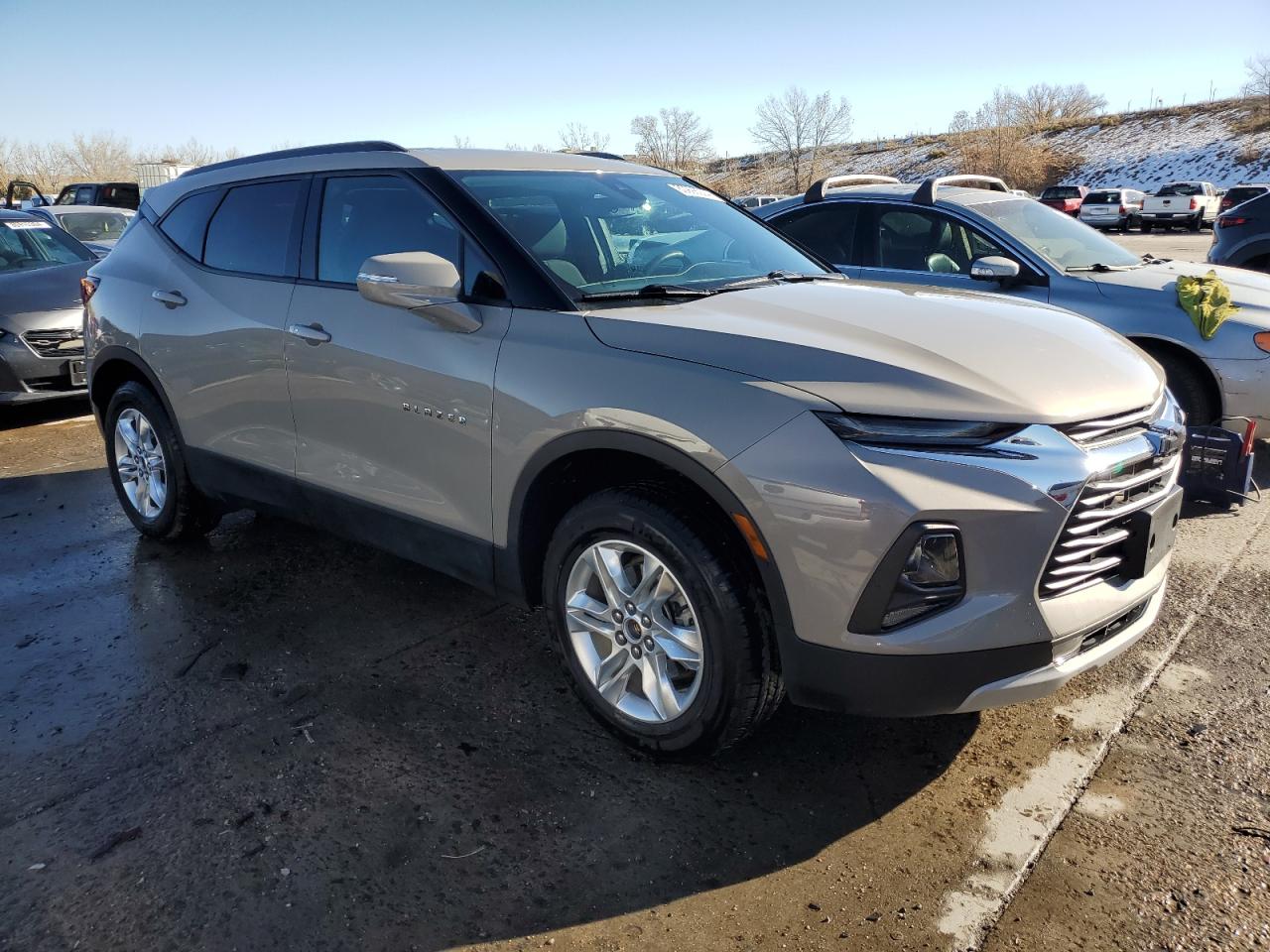 2021 Chevrolet Blazer VIN 3GNKBHR4XMS541845 Copart auction photo, rear end damage thumbnail 4