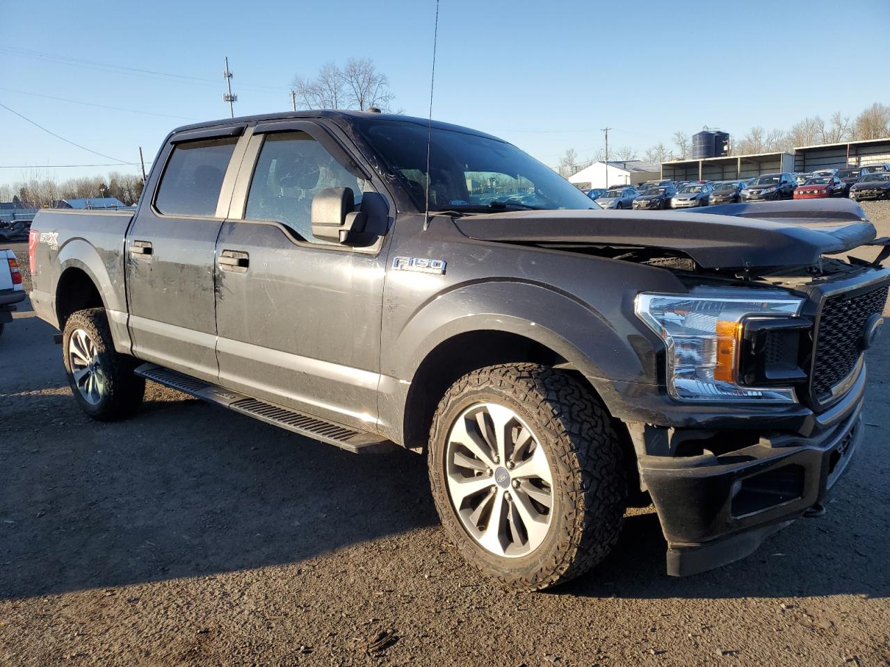 2019 Ford F-150 VIN 1FTEW1E44KKD64676 Copart auction photo, all over / front end damage thumbnail 4