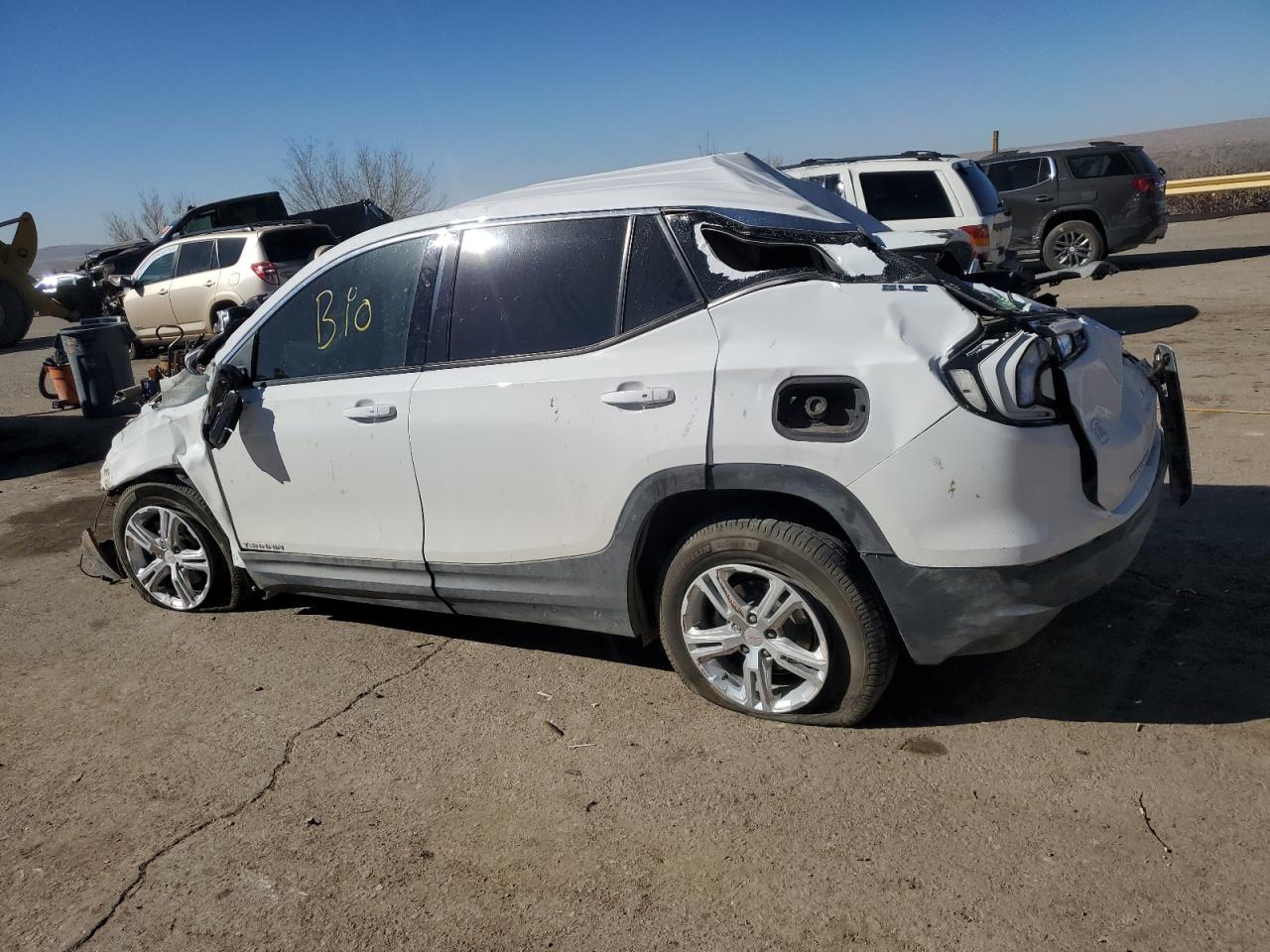 2018 GMC Terrain VIN 3GKALMEV3JL308263 Copart auction photo, all over damage thumbnail 2