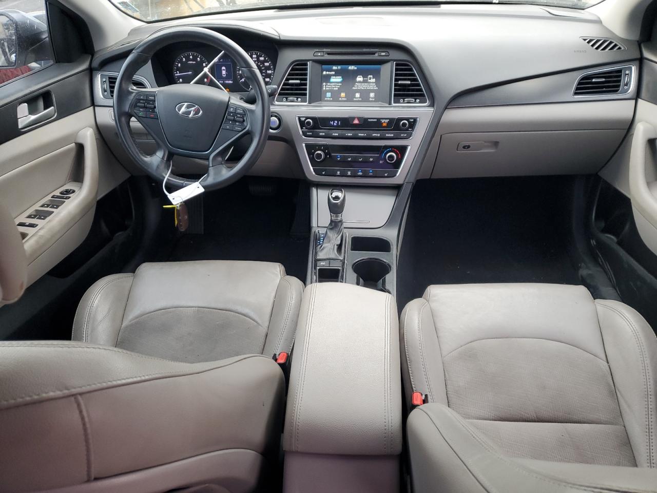 2017 Hyundai Sonata VIN 5NPE34AF5HH501634 Copart auction photo, rear end damage thumbnail 8