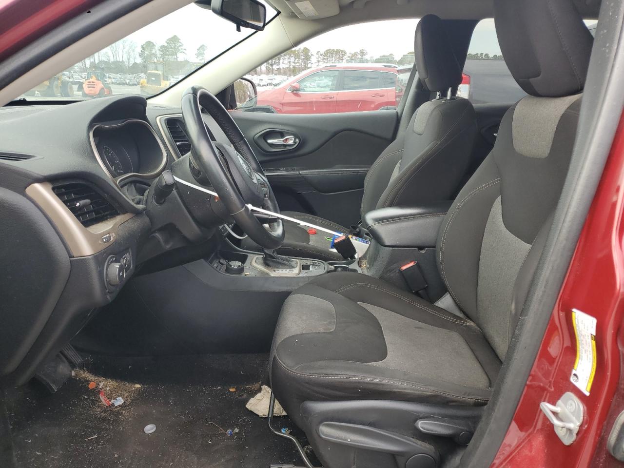 2014 Jeep Grand Cherokee VIN 1C4PJMCS8EW145355 Copart auction photo, front end / side damage thumbnail 7