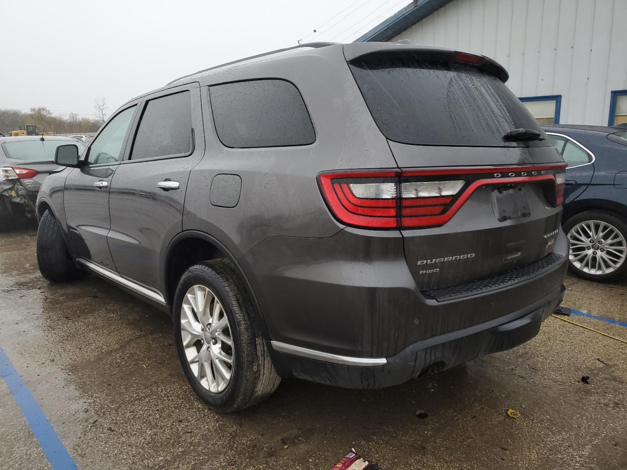 2015 Dodge Durango VIN 1C4SDJET2FC714421 Copart auction photo, front end / undercarriage damage thumbnail 2