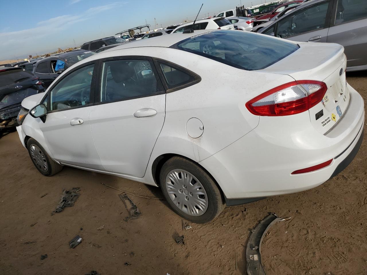 2019 Ford Fiesta VIN 3FADP4AJ7KM135512 Copart auction photo, front end / side damage thumbnail 2