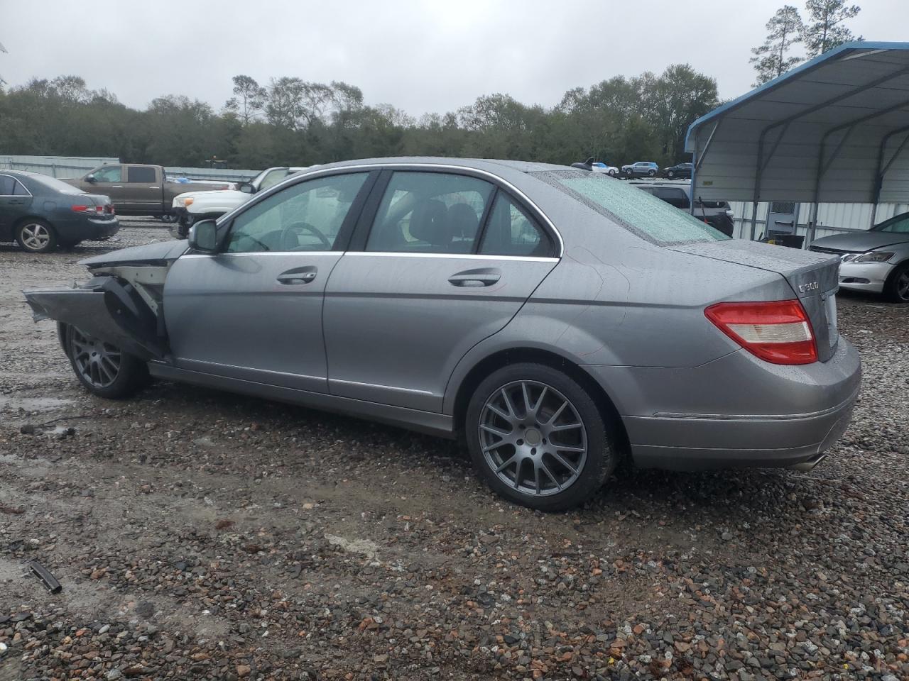 2009 Mercedes-Benz C-klasse VIN WDDGF54X59R045547 Copart auction photo, front end damage thumbnail 2