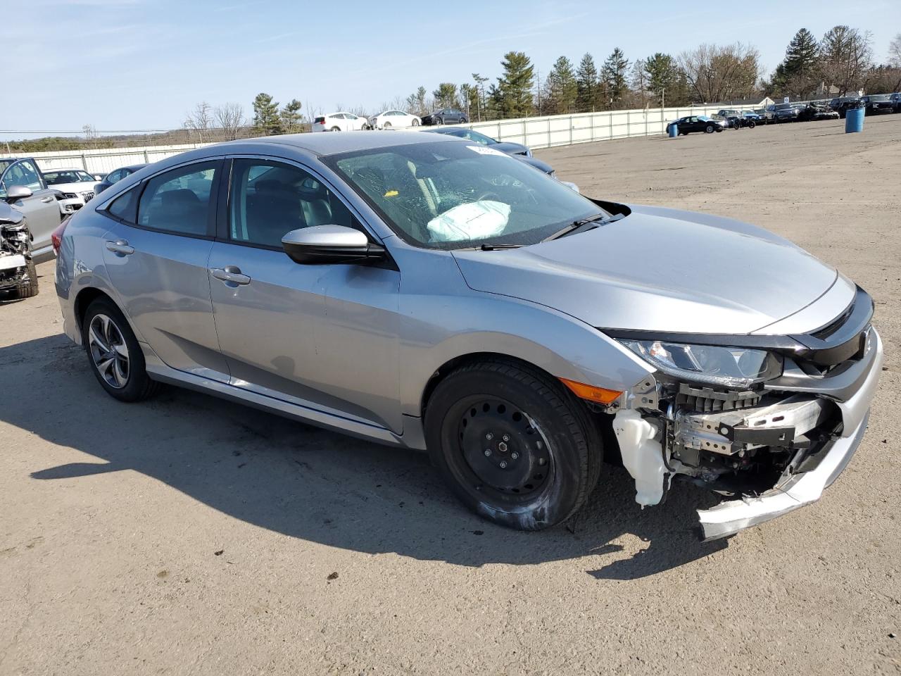 2020 Honda Civic VIN 2HGFC2F69LH534852 Copart auction photo, front end damage thumbnail 4