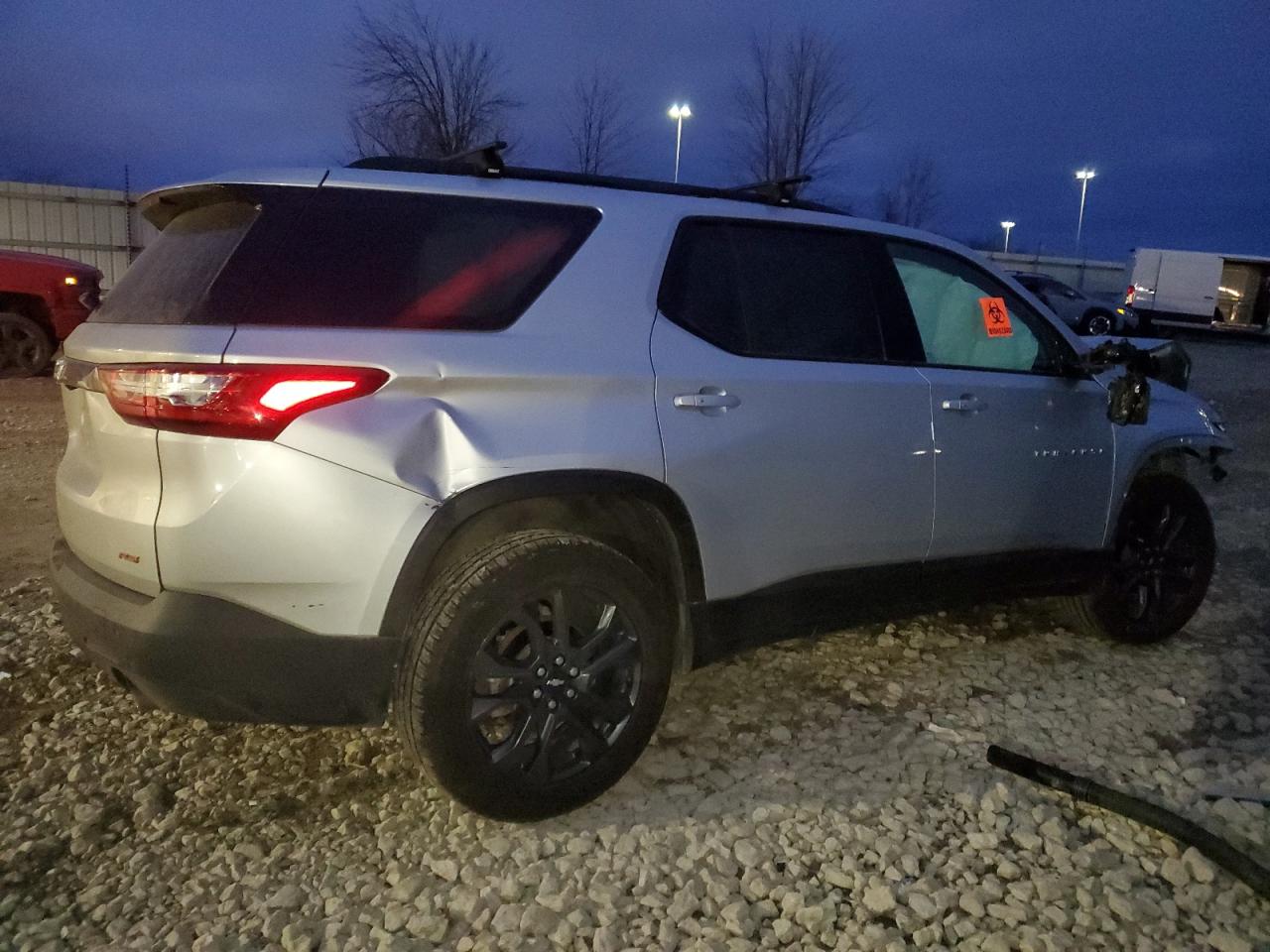 2019 Chevrolet Traverse VIN 1GNEVJKW4KJ270951 Copart auction photo, all over damage thumbnail 3