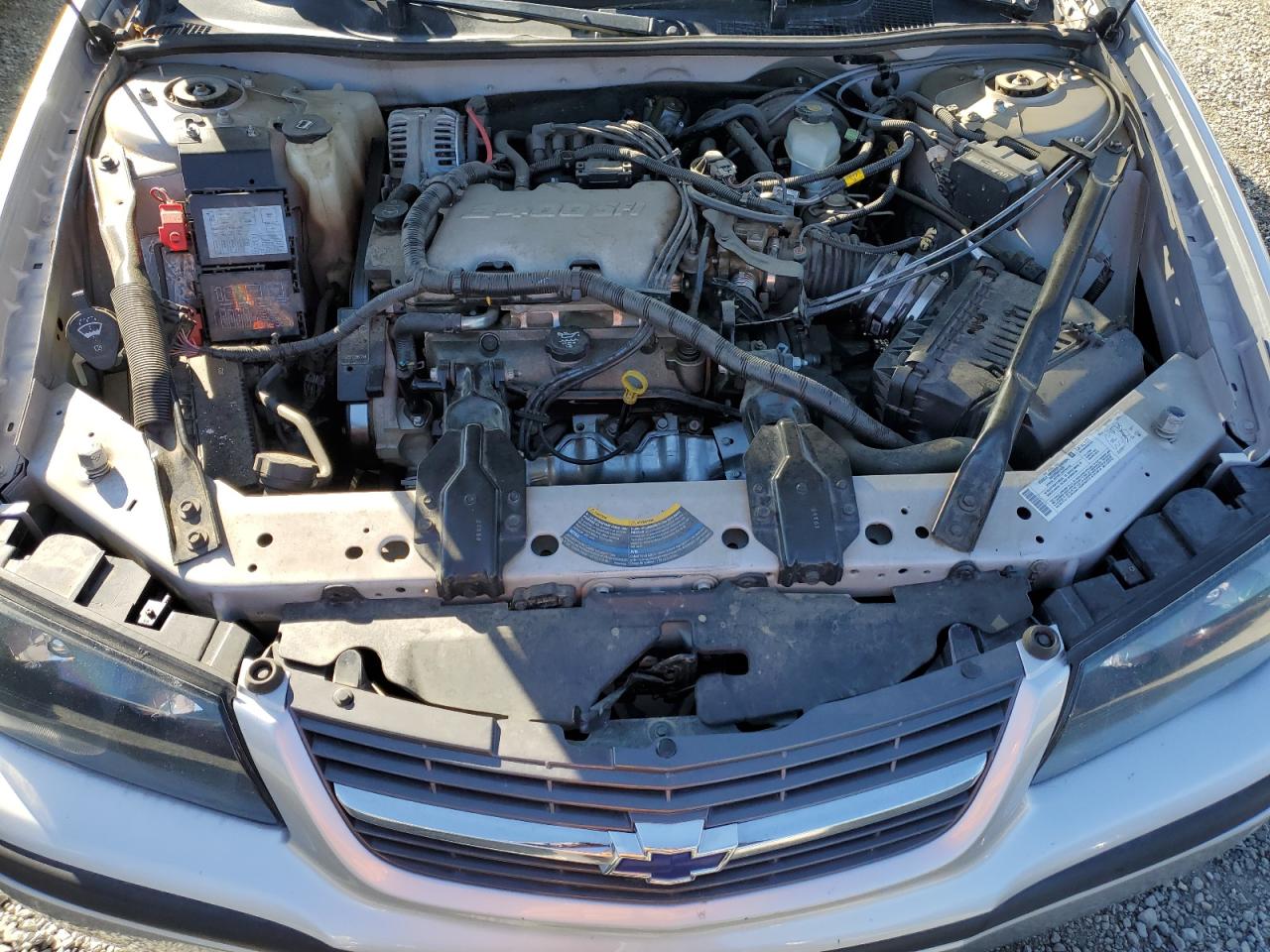 2004 Chevrolet Impala VIN 2G1WF52E849145483 Copart auction photo, undercarriage / minor dent/scratches damage thumbnail 11