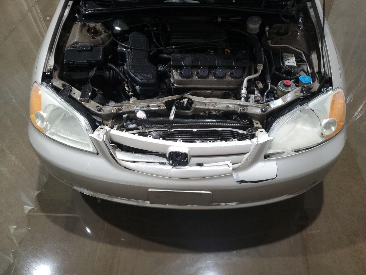 2002 Honda Civic VIN 2HGES26832H508276 Copart auction photo, front end / minor dent/scratches damage thumbnail 11