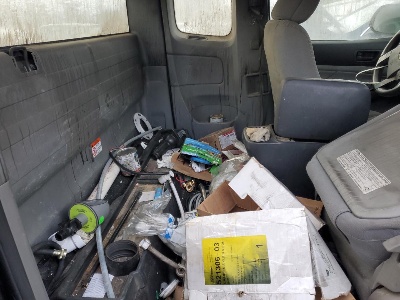 2015 Toyota Tacoma VIN 5TFTX4CN1FX066029 Copart auction photo, burn damage thumbnail 10