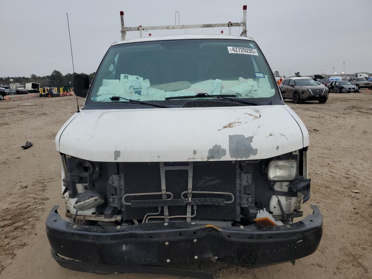 2012 Chevrolet Express VIN 1GCZGTCA4C1161183 Copart auction photo, front end damage thumbnail 5