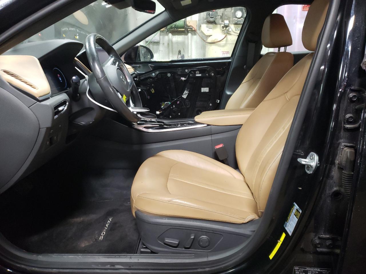 2020 Hyundai Sonata VIN 5NPEF4JA0LH012501 Copart auction photo, undercarriage damage thumbnail 7